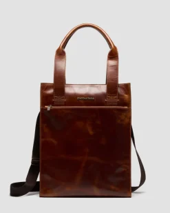 Dr. Martens Accessories|Accessories*LEATHER TOTE BAG in Amber Tan AMBER TAN — Mayhem Rb