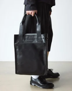 Dr. Martens Accessories|Accessories*LEATHER TOTE BAG in Black BLACK — Mayhem Rb