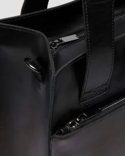 Dr. Martens Accessories|Accessories*LEATHER TOTE BAG in Black BLACK — Mayhem Rb