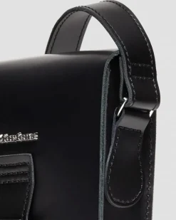 Dr. Martens Last Chance Styles|Last Chance Styles*Leather Vertical Crossbody Bag in Black Black — Kiev & Smooth