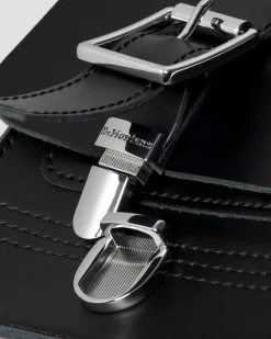 Dr. Martens Last Chance Styles|Last Chance Styles*Leather Vertical Crossbody Bag in Black Black — Kiev & Smooth