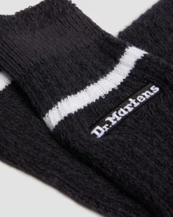 Dr. Martens Last Chance Styles|Last Chance Styles*Long Marl Sock in Black Black — Organic Cotton Blend