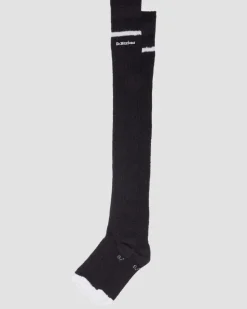 Dr. Martens Last Chance Styles|Last Chance Styles*Long Marl Sock in Black Black — Organic Cotton Blend