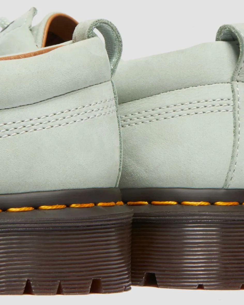 Dr. Martens Last Chance Styles|Last Chance Styles*Lowell Buttersoft leather moc toe shoes in Sage Green