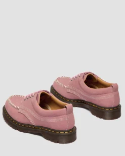 Dr. Martens Shoes|New And Featured*Lowell Nubuck Moc Toe Shoes in Dusty Rose Dusty Rose — Milled Nubuck Wp