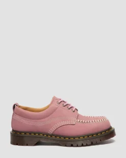 Dr. Martens Shoes|New And Featured*Lowell Nubuck Moc Toe Shoes in Dusty Rose Dusty Rose — Milled Nubuck Wp