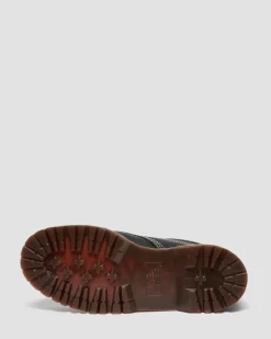 Dr. Martens Shoes|New And Featured*Lowell Wild Grain Leather Moc Toe Shoes in Black BLACK — Wild Grain