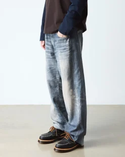Dr. Martens Shoes|New And Featured*Lowell Wild Grain Leather Moc Toe Shoes in Black BLACK — Wild Grain