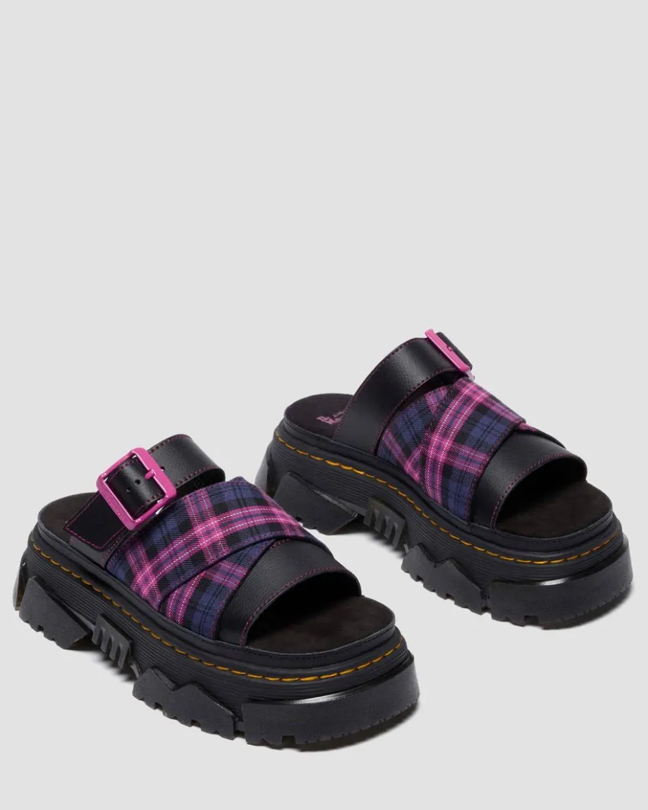 Dr. Martens Last Chance Styles*MATTISON SLIDE in Black BLACK+PINK MULTI
