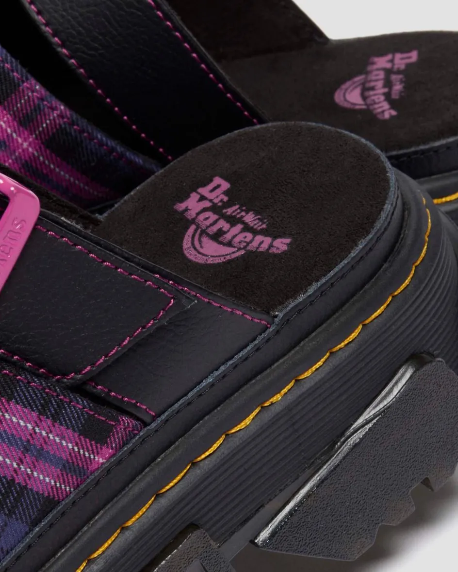 Dr. Martens Last Chance Styles*MATTISON SLIDE in Black BLACK+PINK MULTI