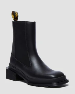 Dr. Martens Tall And Knee High Boots|New And Featured*Maybole Square Toe Chelsea Boots in Black Black — Wanama