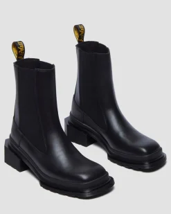 Dr. Martens Tall And Knee High Boots|New And Featured*Maybole Square Toe Chelsea Boots in Black Black — Wanama