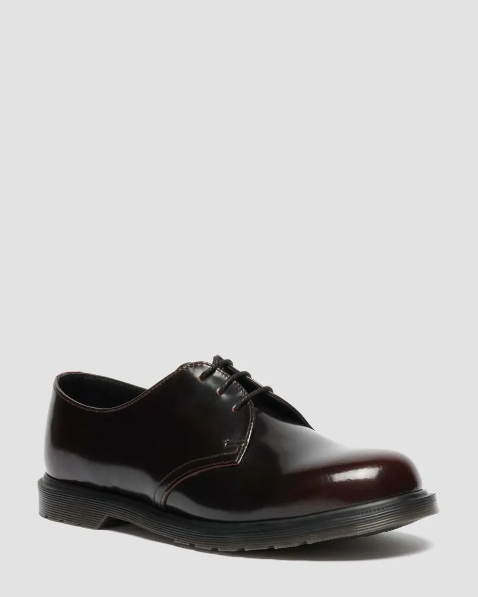 Dr. Martens Shoes|New And Featured*Mayfare Rub Off Leather Shoes in Cherry Red Arcadia Cherry Red Arcadia — Arcadia