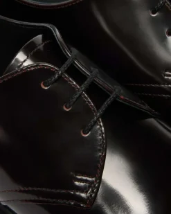 Dr. Martens Shoes|New And Featured*Mayfare Rub Off Leather Shoes in Cherry Red Arcadia Cherry Red Arcadia — Arcadia