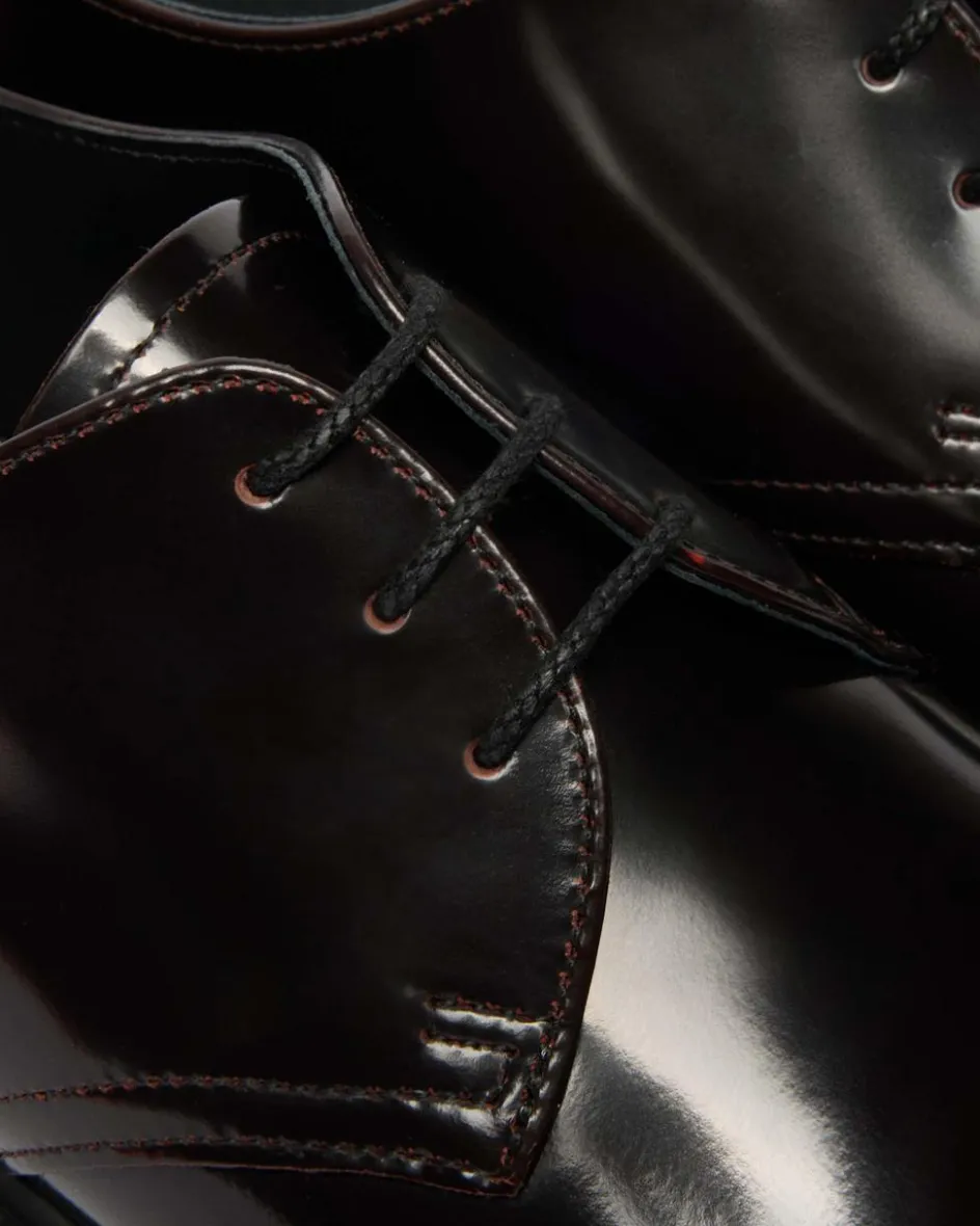 Dr. Martens Shoes|New And Featured*Mayfare Rub Off Leather Shoes in Cherry Red Arcadia Cherry Red Arcadia — Arcadia
