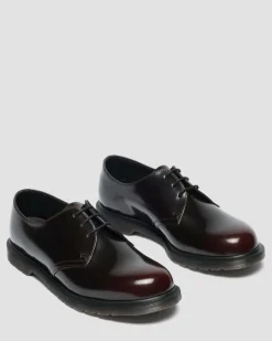 Dr. Martens Shoes|New And Featured*Mayfare Rub Off Leather Shoes in Cherry Red Arcadia Cherry Red Arcadia — Arcadia