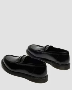 Dr. Martens Shoes|New And Featured*Mayfare Smooth Leather Loafers in Black Black — Polished Smooth