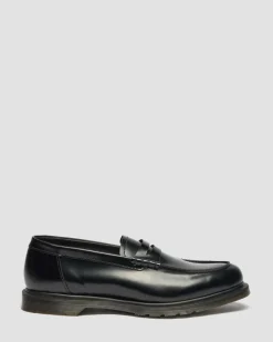 Dr. Martens Shoes|New And Featured*Mayfare Smooth Leather Loafers in Black Black — Polished Smooth