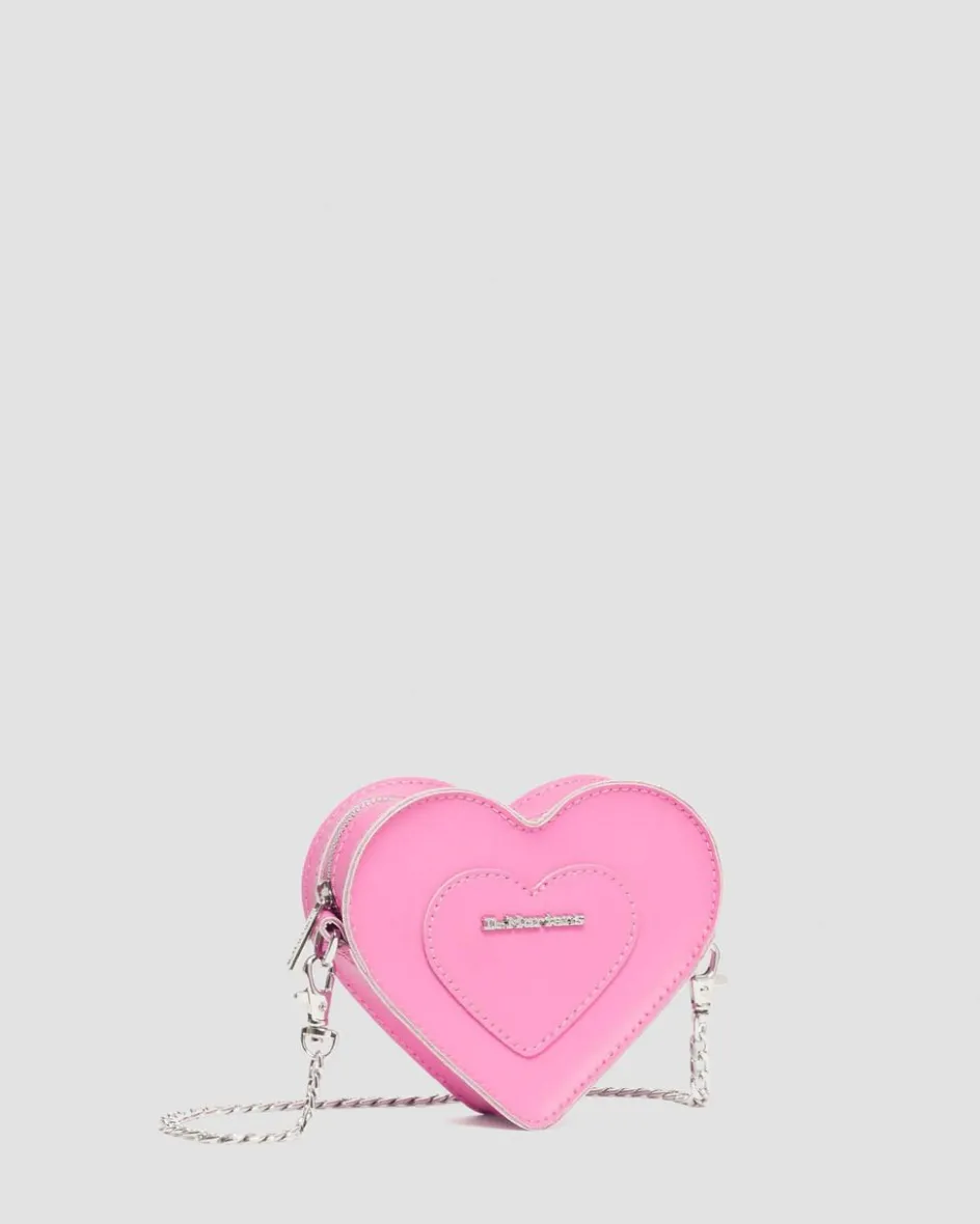 Dr. Martens Last Chance Styles|Last Chance Styles*Mini Heart Shaped Leather Bag in Fondant Pink Fondant Pink — Kiev
