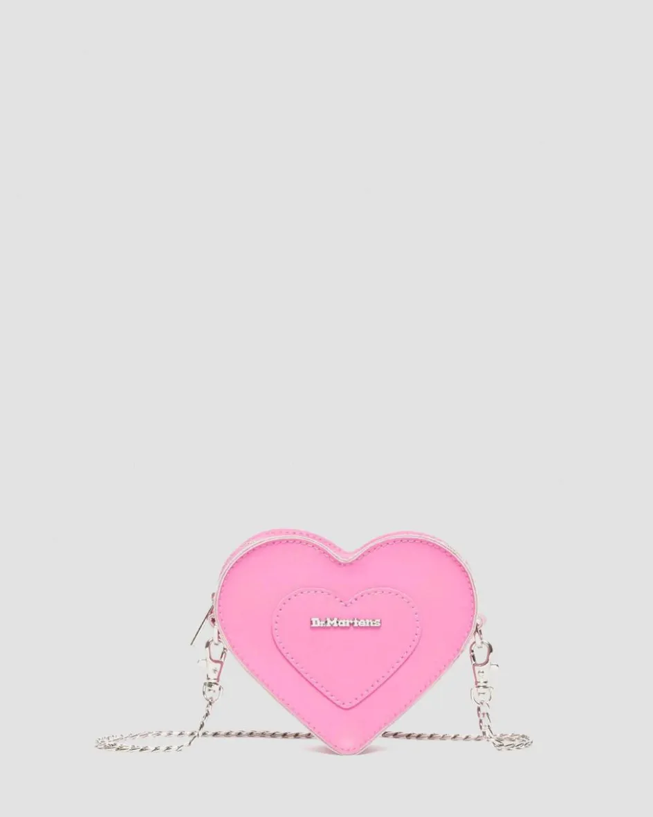 Dr. Martens Last Chance Styles|Last Chance Styles*Mini Heart Shaped Leather Bag in Fondant Pink Fondant Pink — Kiev