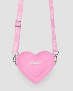 Dr. Martens Last Chance Styles|Last Chance Styles*Mini Heart Shaped Leather Bag in Fondant Pink Fondant Pink — Kiev