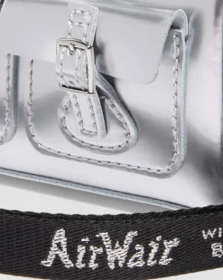 Dr. Martens New And Featured|Accessories*Mini Top Handle Bag Bag Silver Metallic Patent Lamper in Silver Metallic Silver Metallic — Patent Lamper