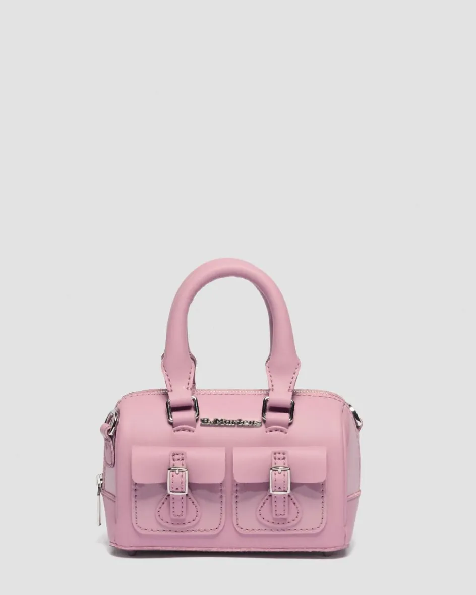 Dr. Martens New And Featured|Accessories*Mini Top Handle Patent Leather Bag in Dusty Rose DUSTY ROSE — Kiev+Patent Lamper