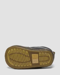 Dr. Martens Infant & 0-1 Years*NEWBORN POLLEY PU-COATED LEATHER MARY JANE SHOES in Black Black — Mason Pu Split+Mason Nw Synthetic