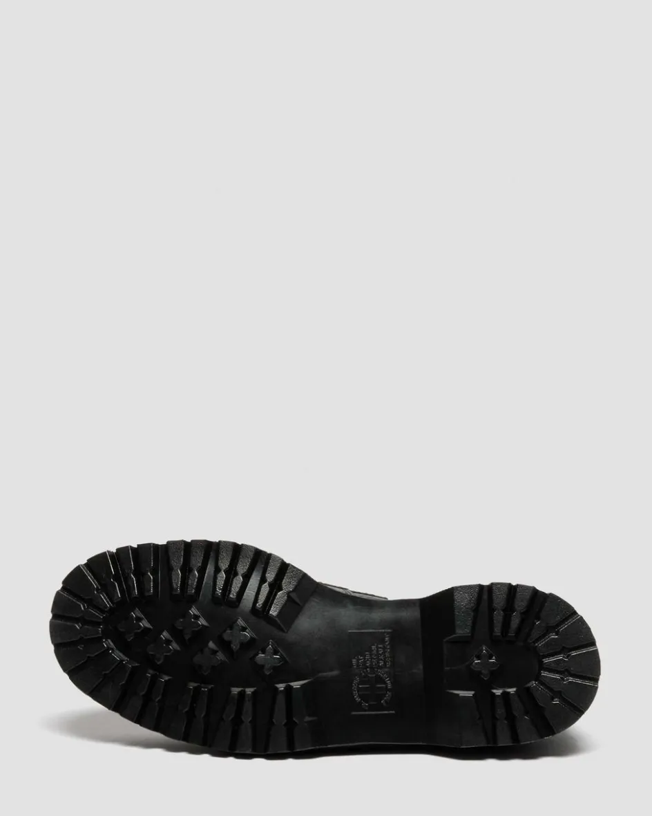 Dr. Martens Last Chance Styles|Last Chance Styles*Penton Brogue Emboss Leather Loafers in Forest Green FOREST GREEN — Croc Embossed Analine