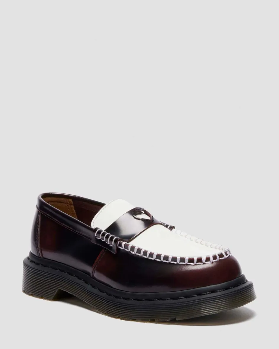 Dr. Martens Last Chance Styles*PENTON HEART in Cherry Red & White Cherry Red & White