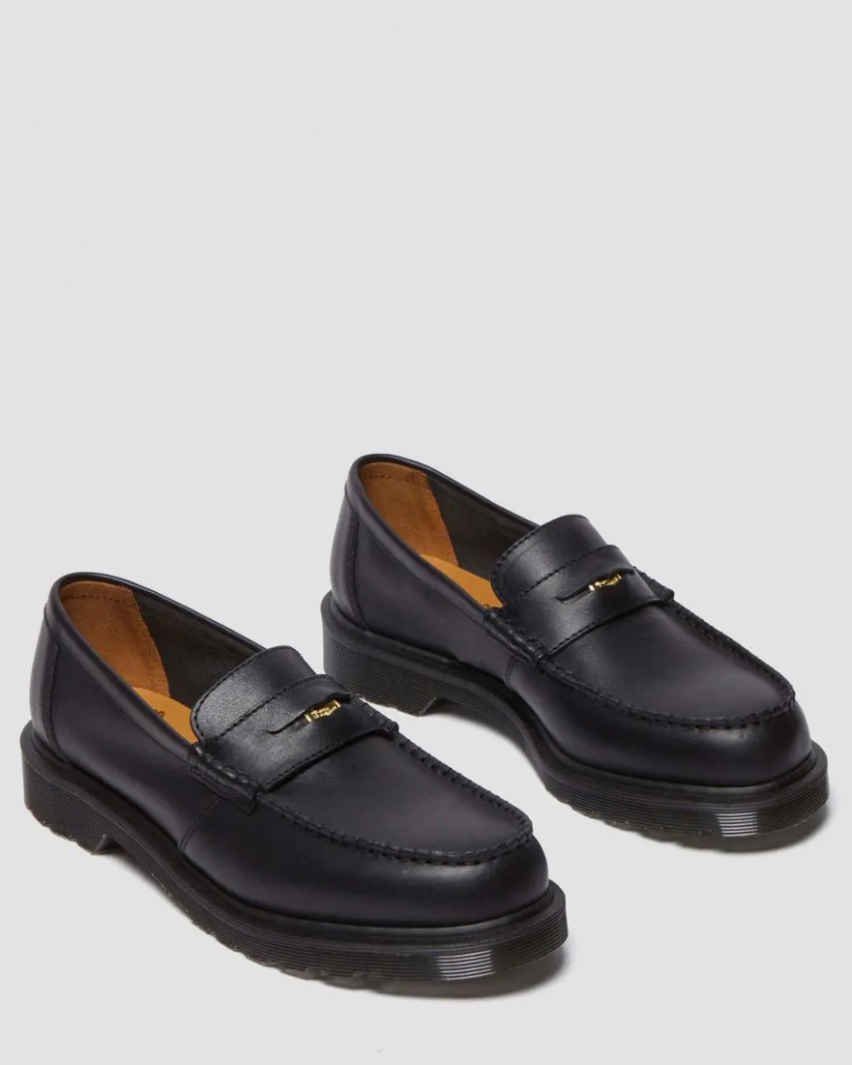 Dr. Martens Shoes|Loafers*Penton Made in England Leather Loafer in Black Black — Classic Calf