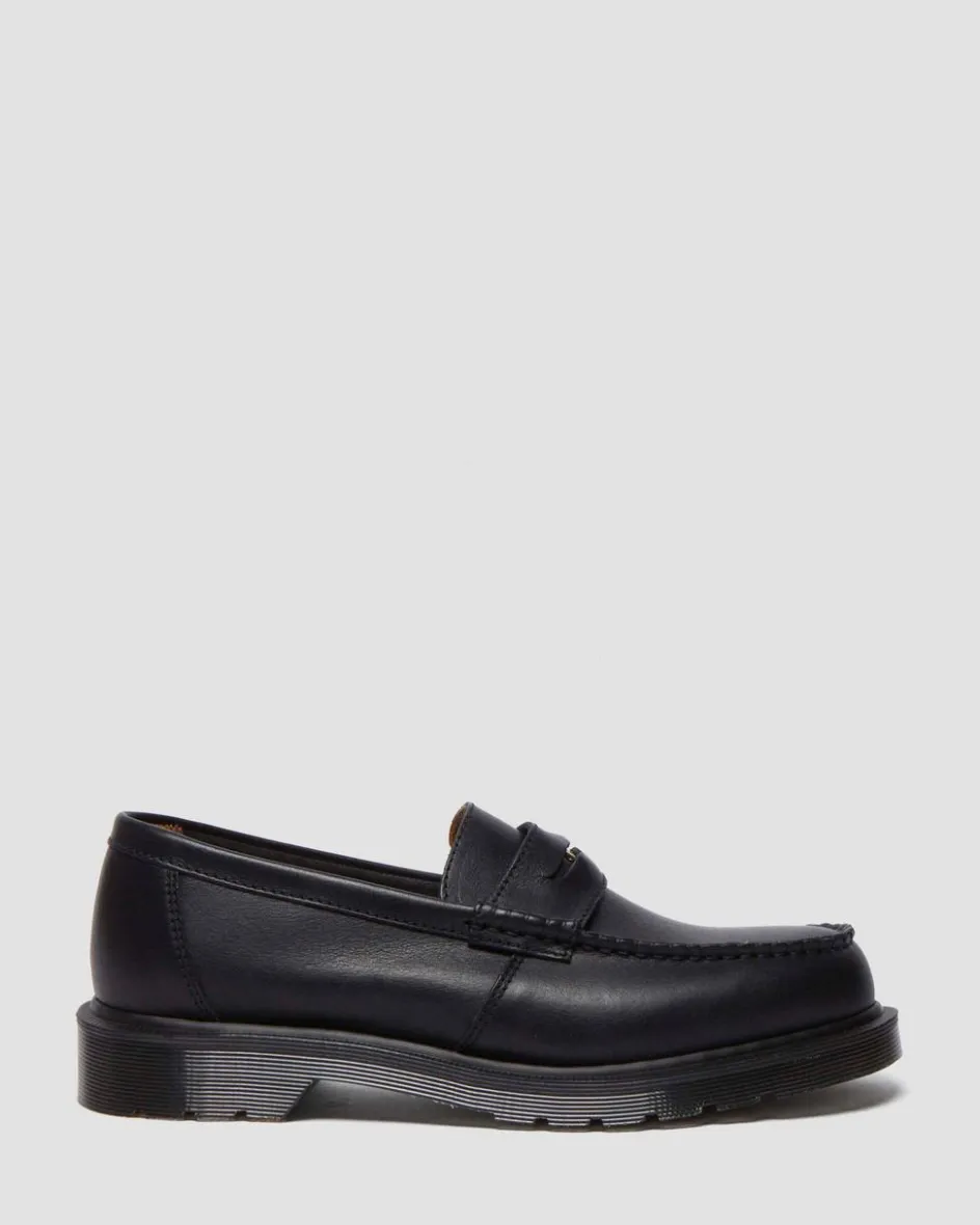 Dr. Martens Shoes|Loafers*Penton Made in England Leather Loafer in Black Black — Classic Calf