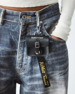 Dr. Martens Accessories|Bags*POUCH KEYRING in Black Black — Kiev