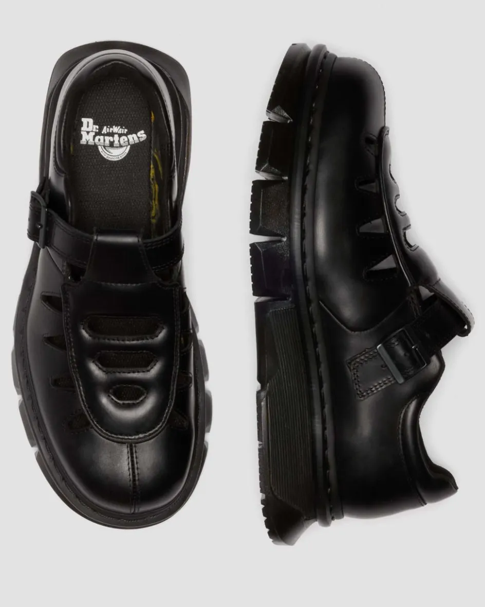 Dr. Martens Shoes|Sandals*QUBIST FISHERMAN in Black BLACK — Orleans+Neoprene