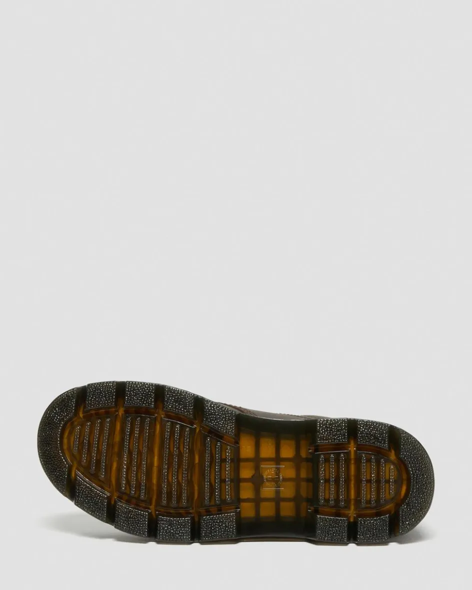 Dr. Martens Shoes|Casual Boots*Reeder Crazy Horse Leather Utility Shoes in Dark Brown Dark Brown — Crazy Horse