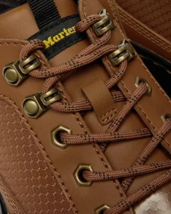 Dr. Martens Shoes|New And Featured*Reeder MK.02 Canvas & Leather Utility Shoes in SEPIA BROWN