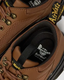 Dr. Martens Shoes|New And Featured*Reeder MK.02 Canvas & Leather Utility Shoes in SEPIA BROWN