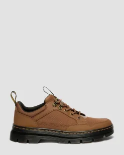 Dr. Martens Shoes|New And Featured*Reeder MK.02 Canvas & Leather Utility Shoes in SEPIA BROWN