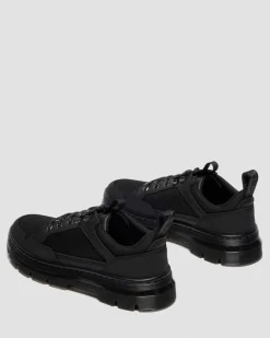 Dr. Martens Shoes|New And Featured*Reeder MK.02 Canvas & Leather Utility Shoes in BLACK