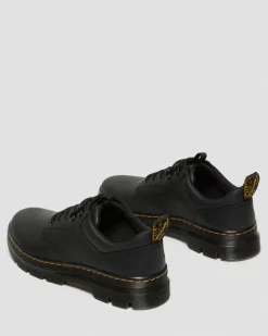 Dr. Martens Shoes|New And Featured*Reeder Wyoming Leather Utility Shoes in Black Black — Wyoming
