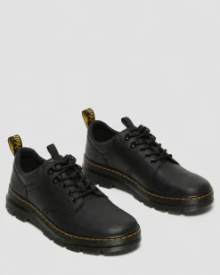 Dr. Martens Shoes|New And Featured*Reeder Wyoming Leather Utility Shoes in Black Black — Wyoming