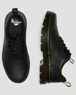 Dr. Martens Shoes|New And Featured*Reeder Wyoming Leather Utility Shoes in Black Black — Wyoming