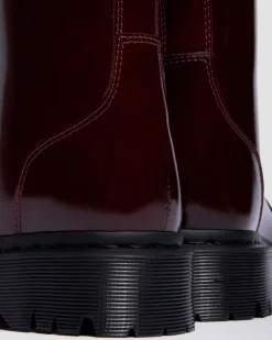Dr. Martens Platform Boots|New And Featured*Rejena Lacquered Leather Boots in Cherry Red Cherry Red — Lacquered Leather