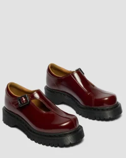 Dr. Martens Mother'S Day Gifts|Shoes*Rejena Mary Jane Lacquered Leather Shoes in Cherry Red Cherry Red — Lacquered Leather