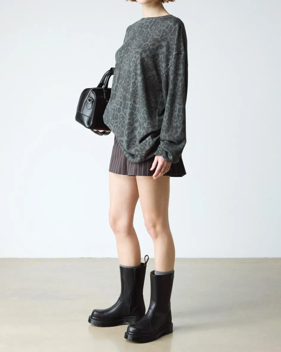 Dr. Martens Tall And Knee High Boots|New And Featured*Rejena Old Harness Leather Boots in Black Black — Old Harness