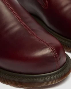 Dr. Martens Mules|Shoes*San Orleans Leather Mules in Cherry Red CHERRY RED — Orleans