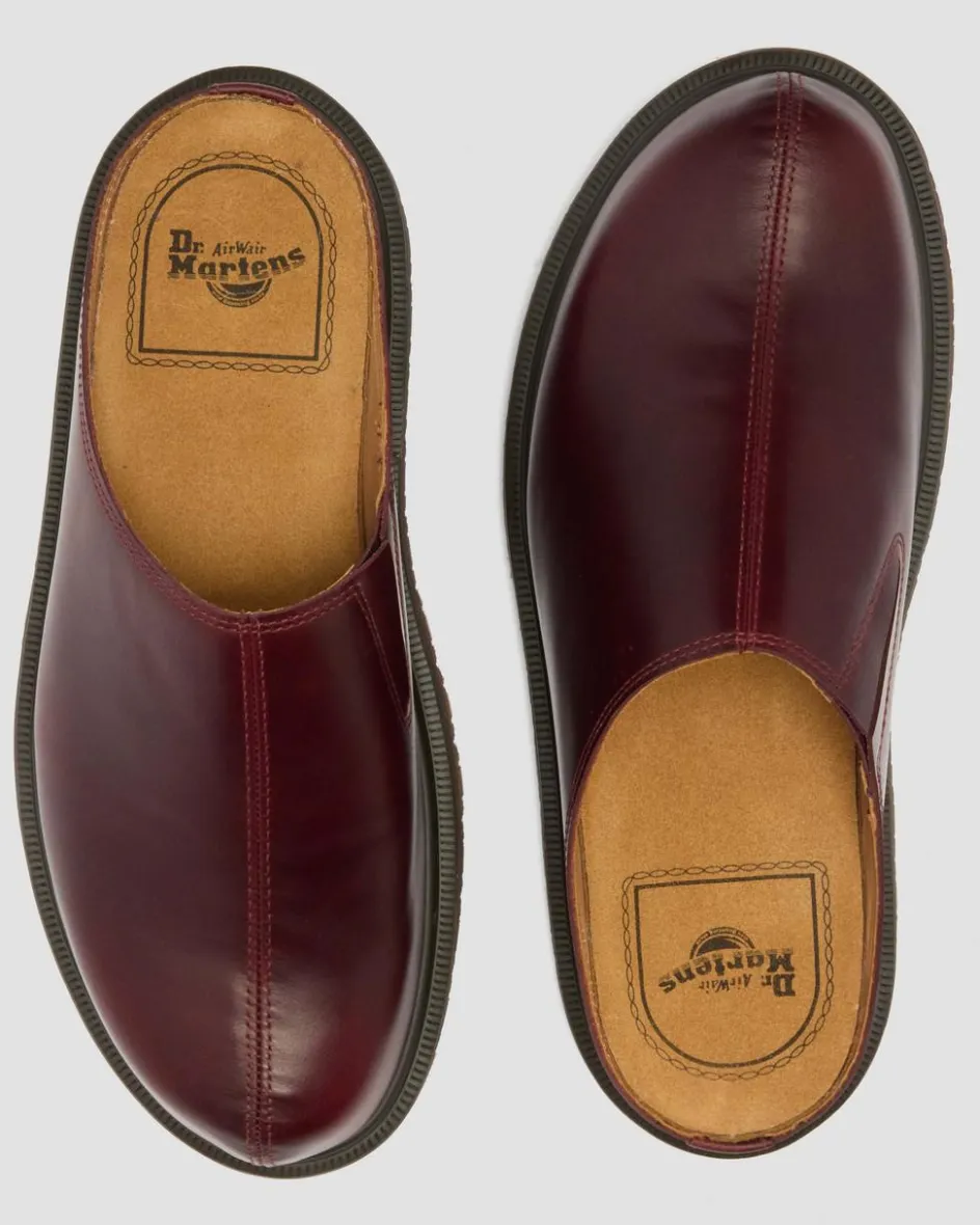 Dr. Martens Mules|Shoes*San Orleans Leather Mules in Cherry Red CHERRY RED — Orleans