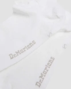 Dr. Martens Socks|New And Featured*Short Heart Mesh Organic Cotton Blend Socks in White WHITE — Organic Cotton Blend+Mesh