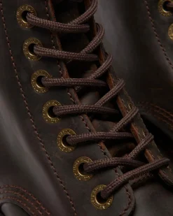Dr. Martens New And Featured|Boots*Sinclair Crazy Horse leather platform boots in Dark Brown Dark Brown — Crazy Horse