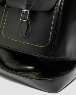 Dr. Martens Accessories|Accessories*Smooth Leather Weekender Bag in Black Black — Kiev & Smooth